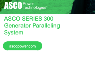 ASCO Series 300 Generator Paralleling System – Brochure