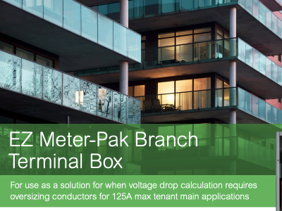 EZ Meter-Pak Branch Terminal Box - Handout